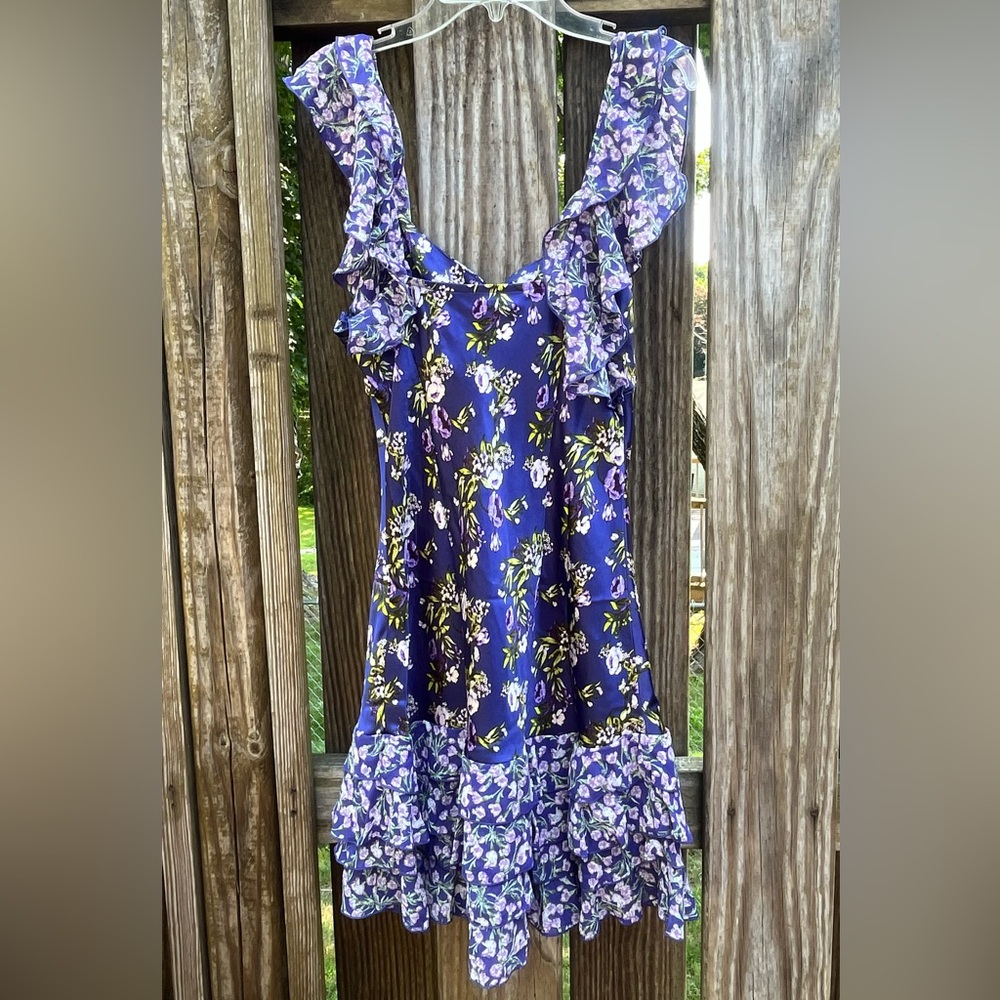 Forever 21 Tiered Floral Print Mini Dress - Picture 6 of 10